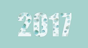 巧用圖層樣式和剪貼蒙版制作2017數(shù)字卡片